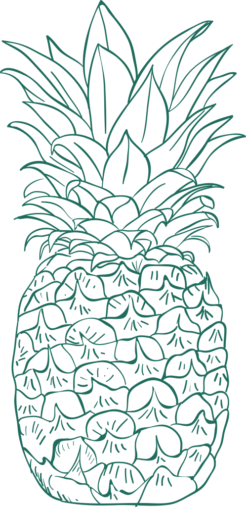 An illustration of a pineapple