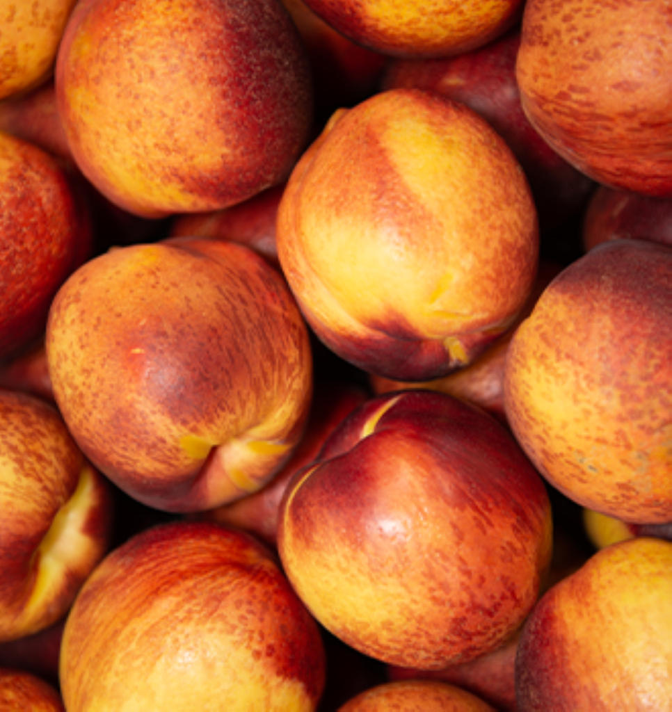 a batch of fresh peaches